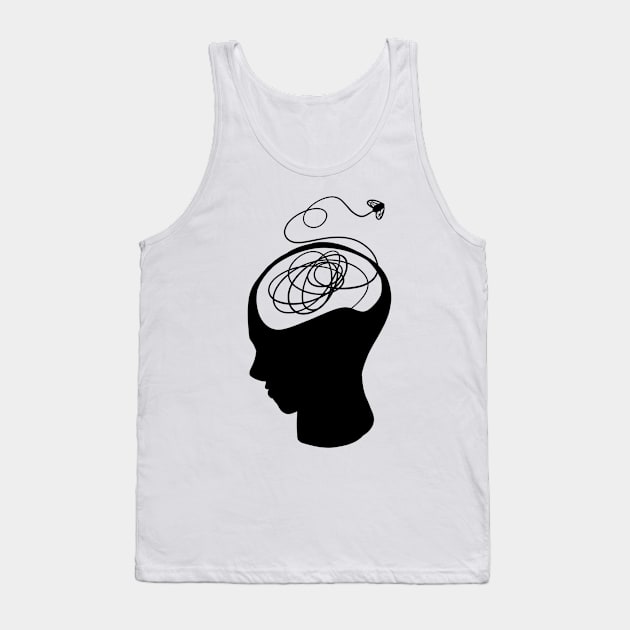 Buzzing mind Tank Top by Izzzzman